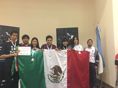 Equipo seleccionado de la Olimpiada Nacional de Astronomia 2016