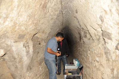 Pruebas en la piramide de Cholula 1