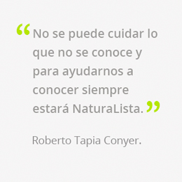 frase roberto tapia premiacion naturalista