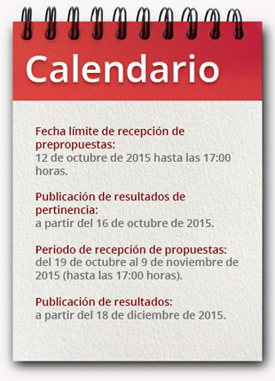 calendario conagua convocatoria