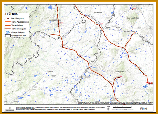 mapa tierra adentro